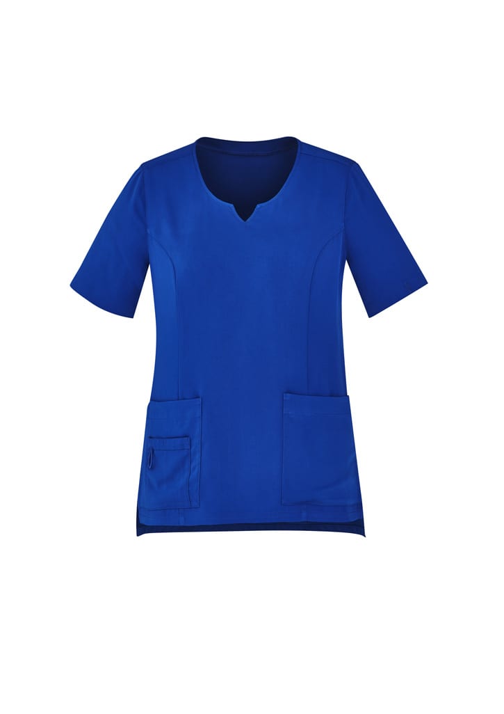 Womens Avery Round Neck Scrub Top - CST942LS Image 