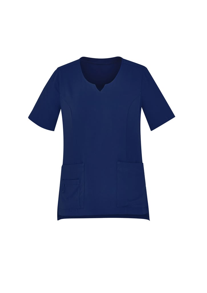 Womens Avery Round Neck Scrub Top - CST942LS Image 