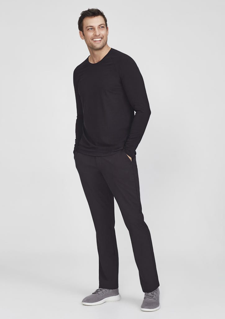 Mens Performance Long Sleeve Tee - CT247ML Image Black