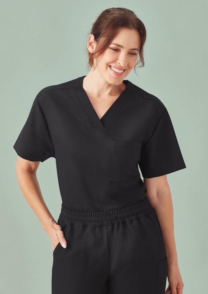 Unisex Pulse V-Neck Scrub Top FA-CU544US