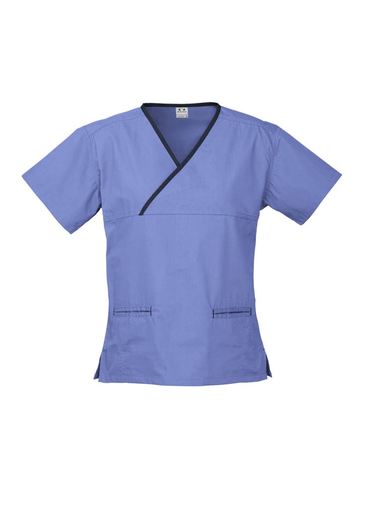 Womens Contrast Scrub Top FA-H10722
