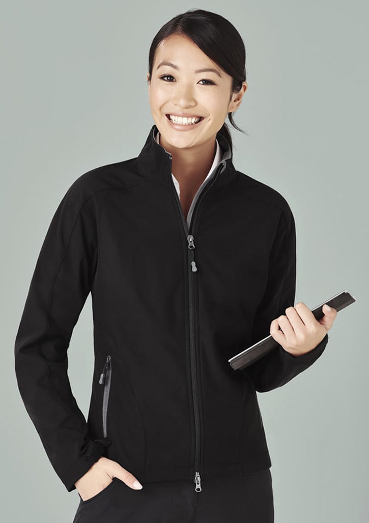 Geneva Womens Jacket - J307L Image Black/Graphite
