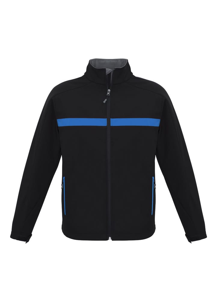Unisex Charger Jacket - J510M Image Black/Royal/Grey