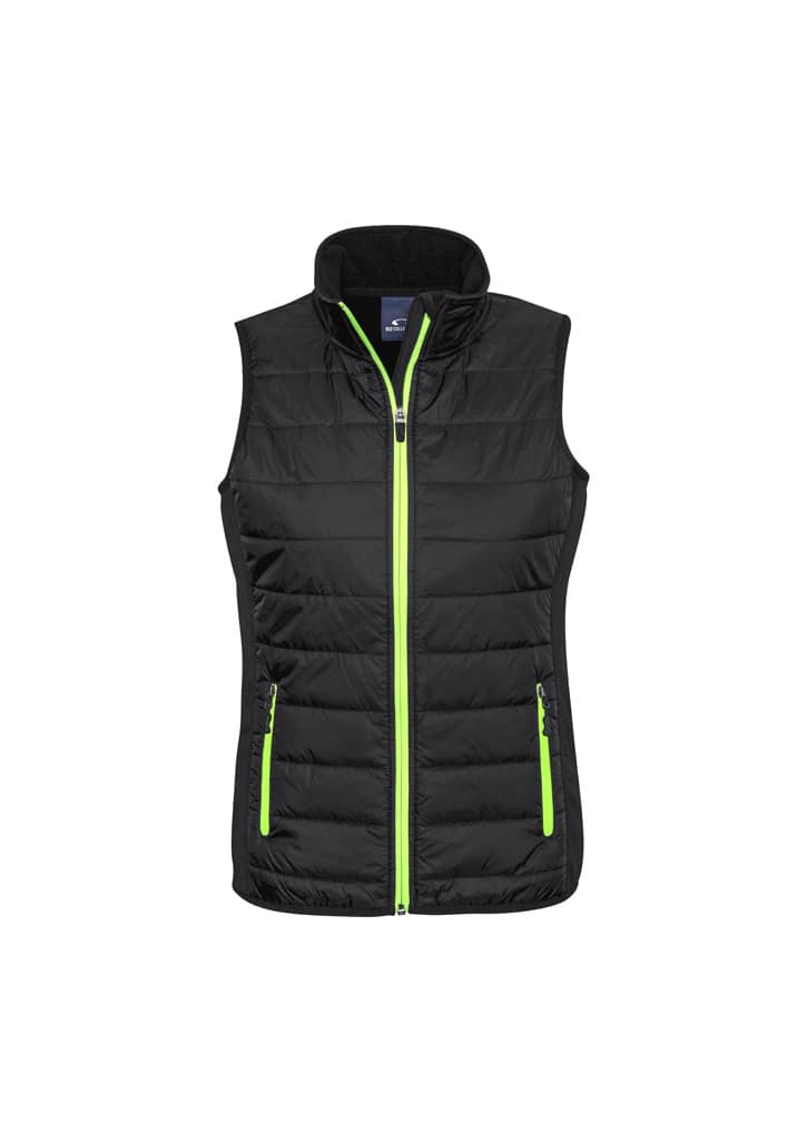 Womens Stealth Vest - J616L Image Black/Lime