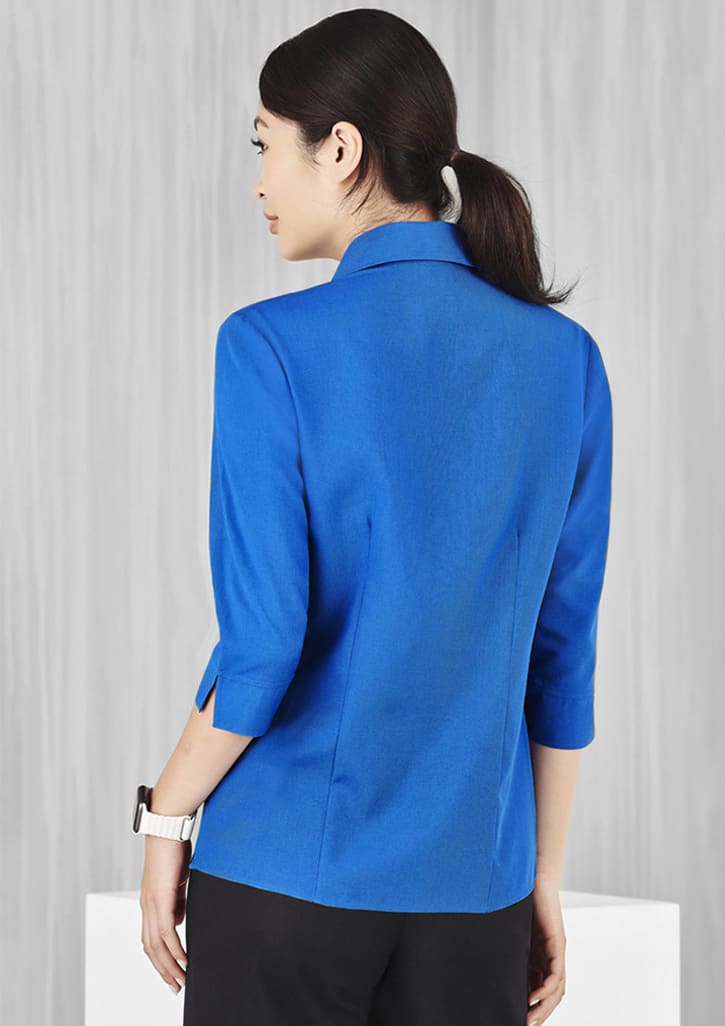 Oasis Ladies Plain 3/4 Sleeve Shirt - LB3600 Image