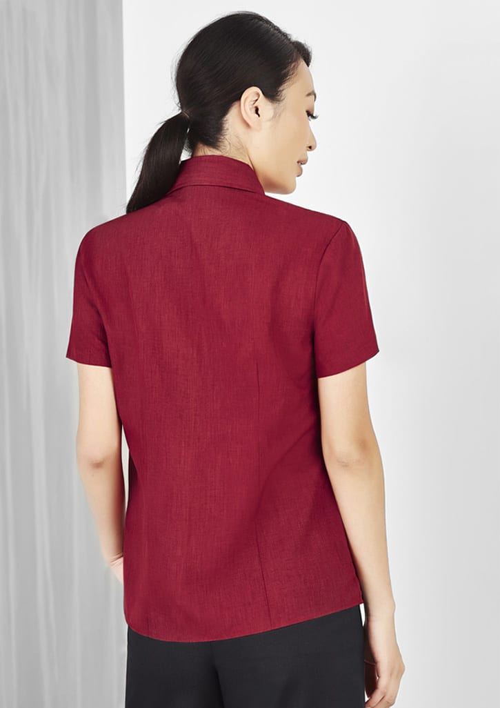 Oasis Ladies Plain Short Sleeve Shirt - LB3601 Image 