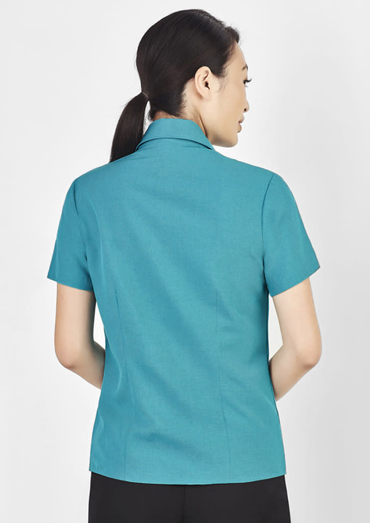 Oasis Ladies Plain Short Sleeve Shirt - LB3601 Image 