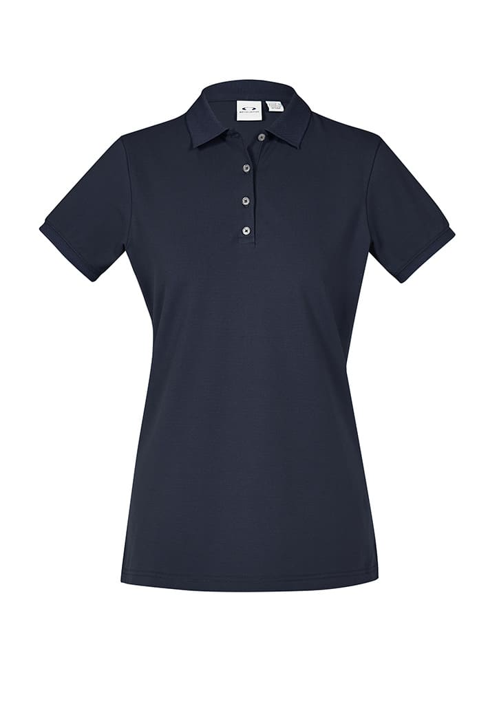 Womens City Short Sleeve Polo - P105LS Image Navy