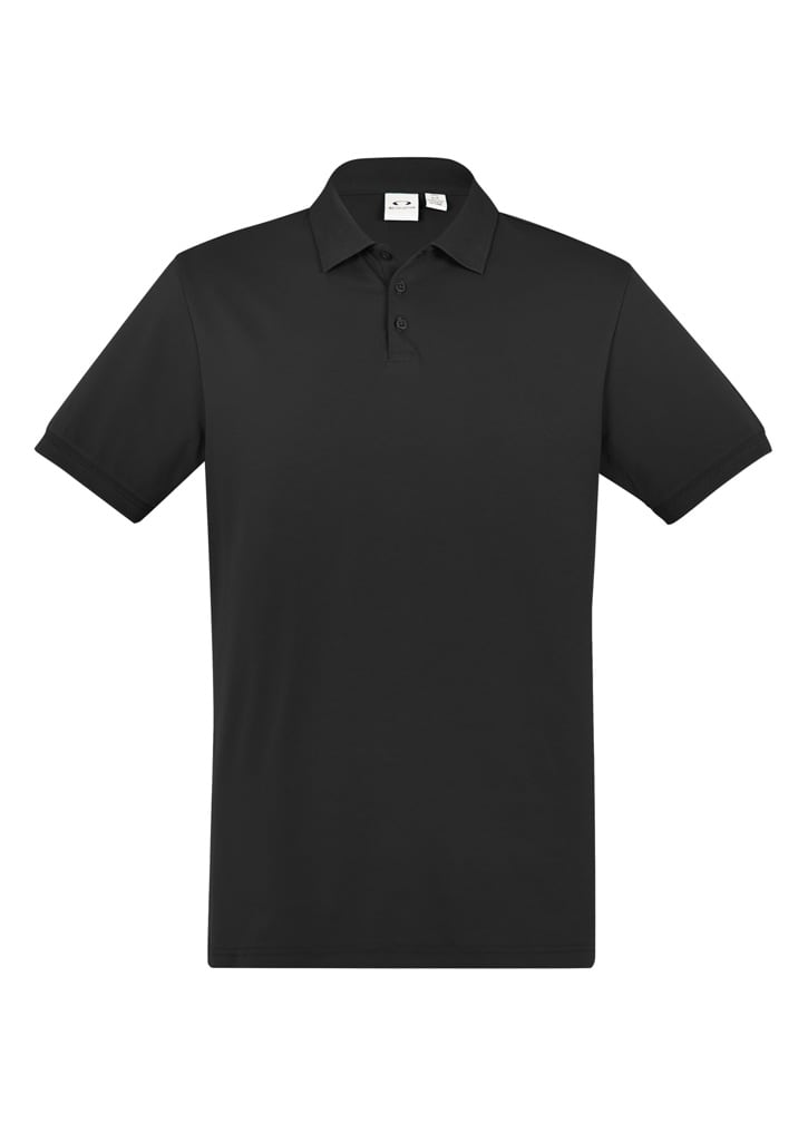 Mens City Short Sleeve Polo - P105MS Image Black