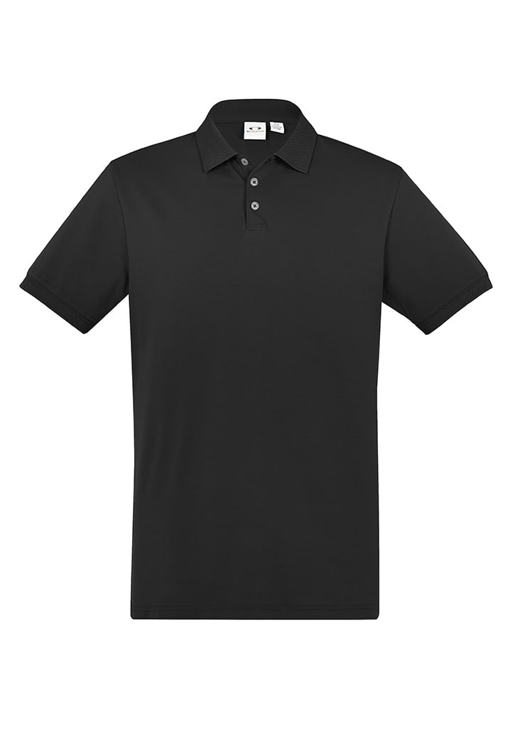 Mens City Short Sleeve Polo - P105MS Image Black