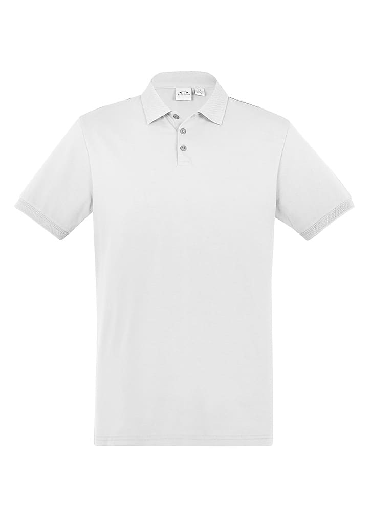 Mens City Short Sleeve Polo - P105MS Image White