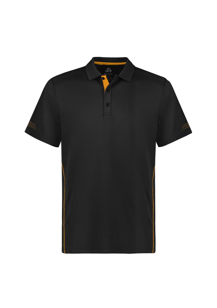 Kids Balance Short Sleeve Polo - P200KS Image Black/Gold