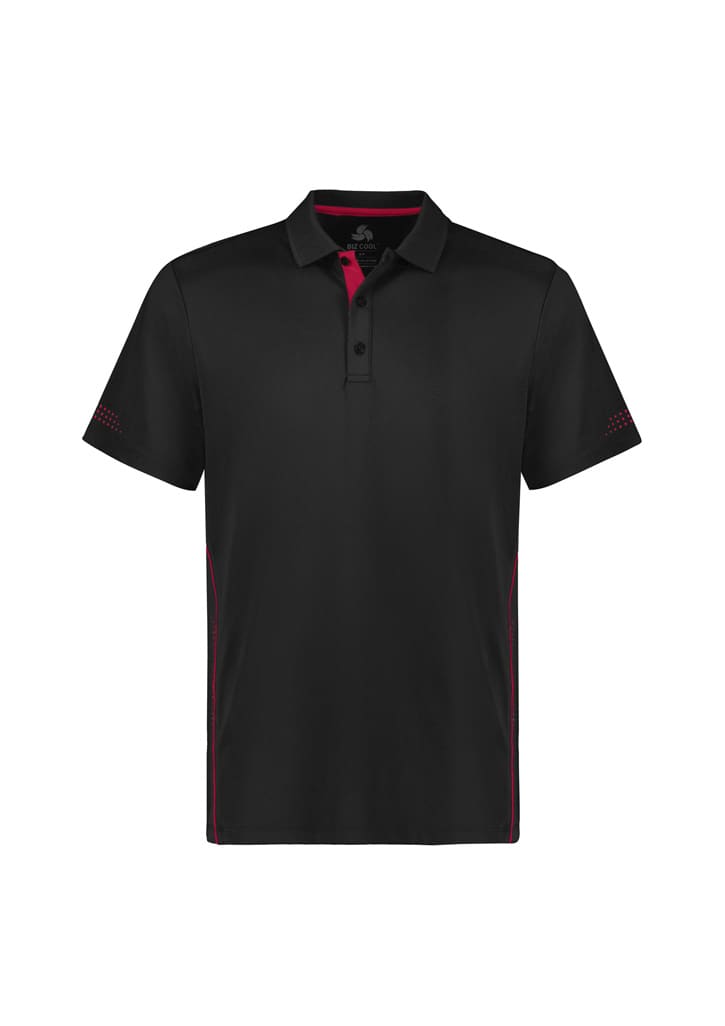 Kids Balance Short Sleeve Polo - P200KS Image Black/Red