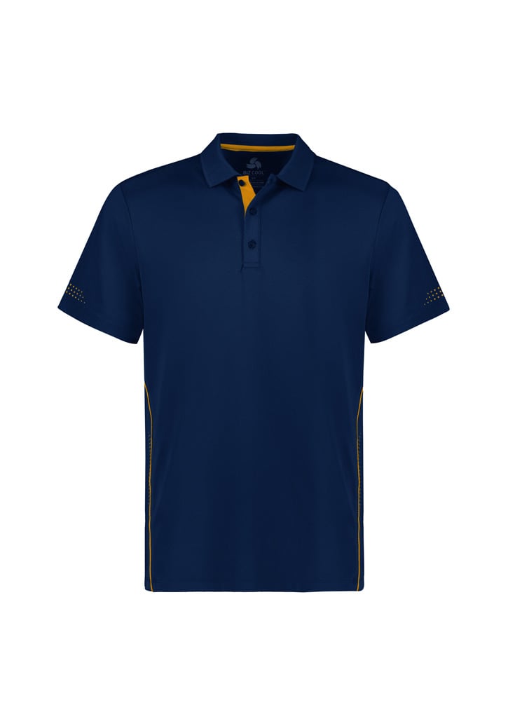 Kids Balance Short Sleeve Polo - P200KS Image Navy/Gold