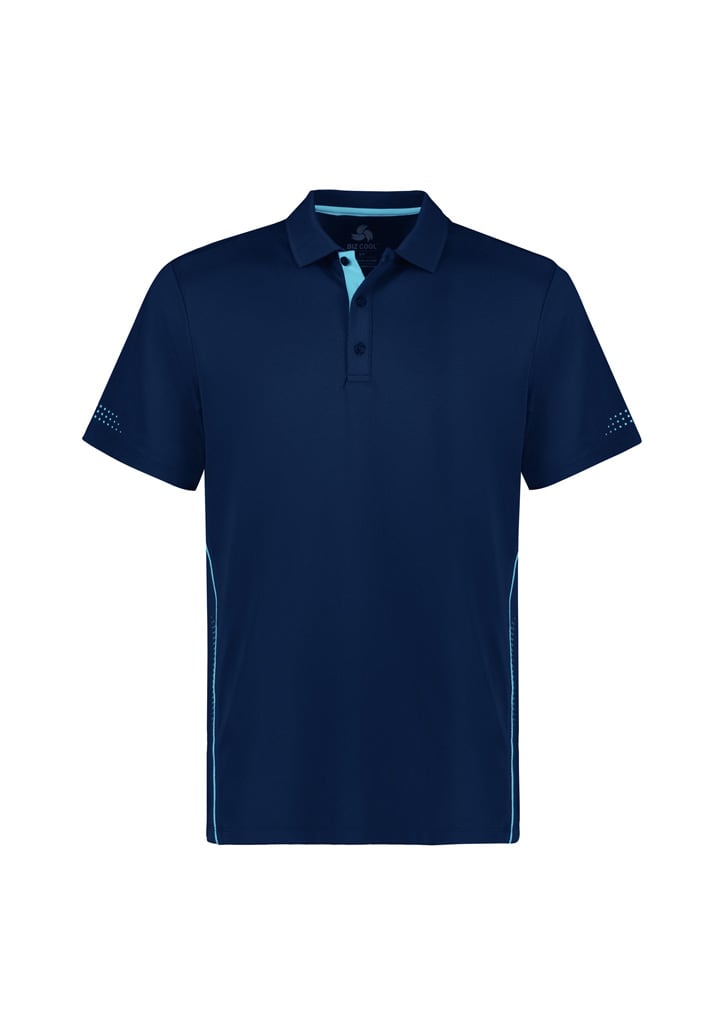 Kids Balance Short Sleeve Polo - P200KS Image Navy/Sky