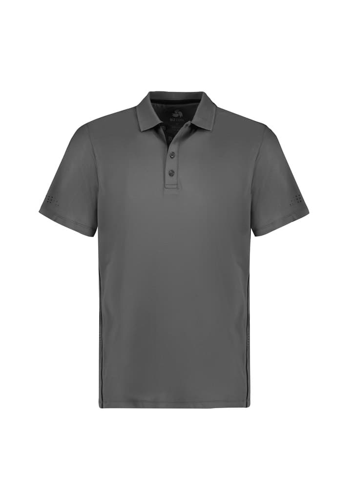 Mens Balance Short Sleeve Polo - P200MS Image Ash/Black