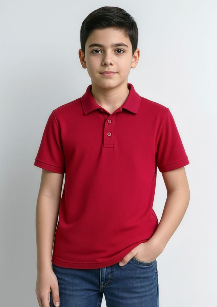 Kids Action Short Sleeve Polo FA-P206KS