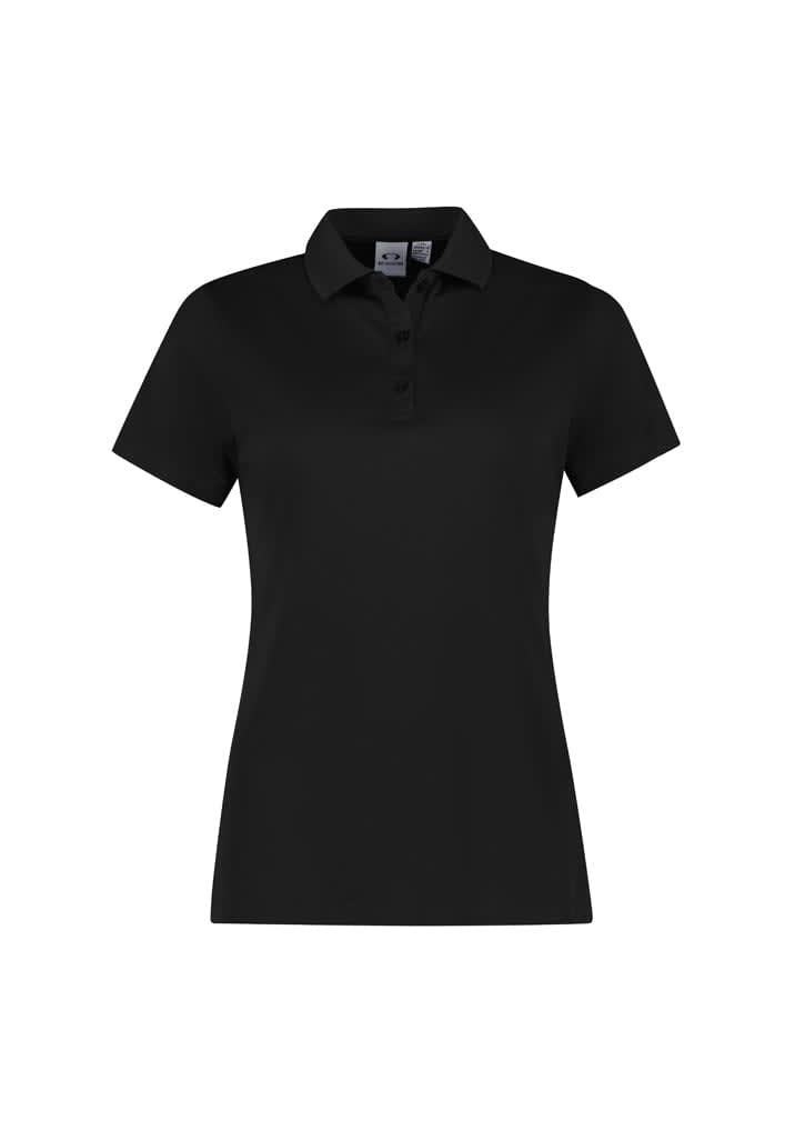 Womens Action Short Sleeve Polo - P206LS Image Black