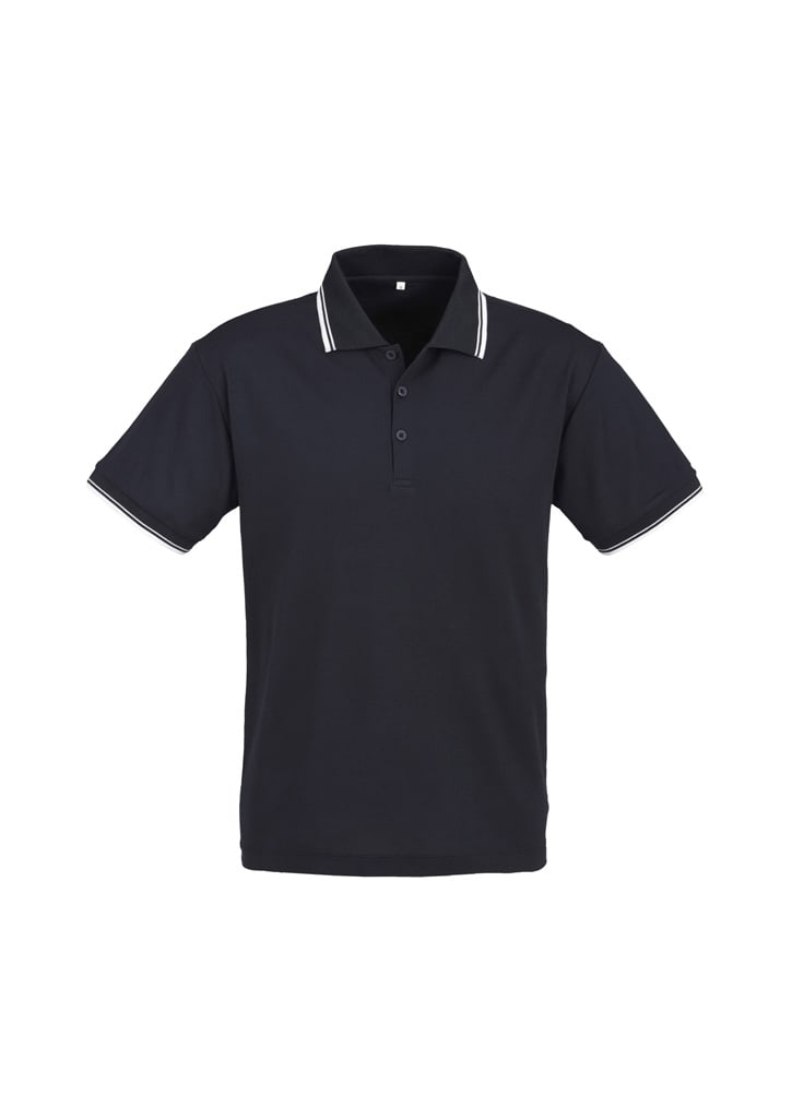 Mens Cambridge Short Sleeve Polo - P227MS Image Navy/White/White