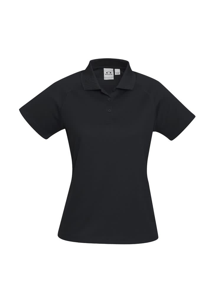 Womens Sprint Short Sleeve Polo - P300LS Image Black