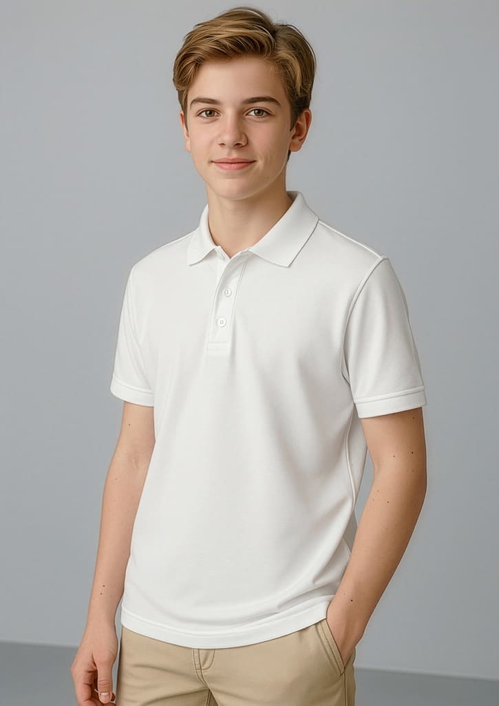 Kids Crew Short Sleeve Polo FA-P400KS