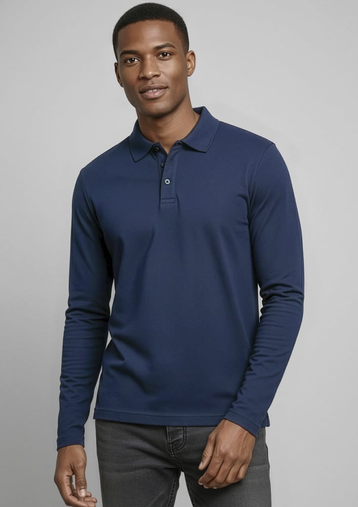 Crew Mens Long Sleeve Polo FA-P400ML