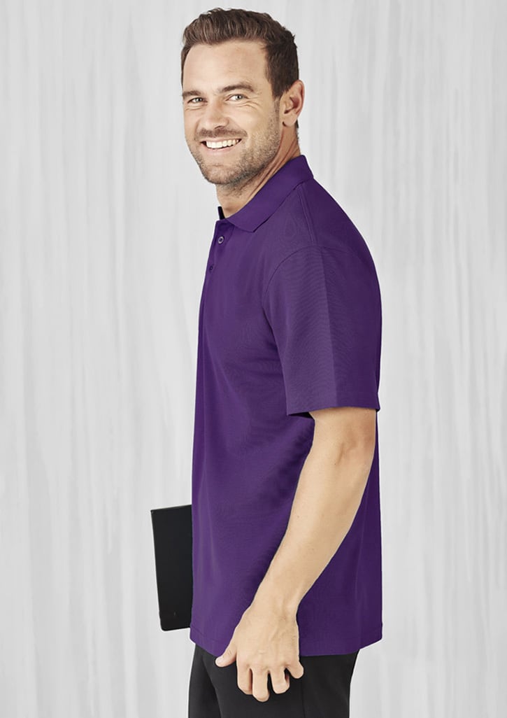 Crew Mens Polo - P400MS Image Purple