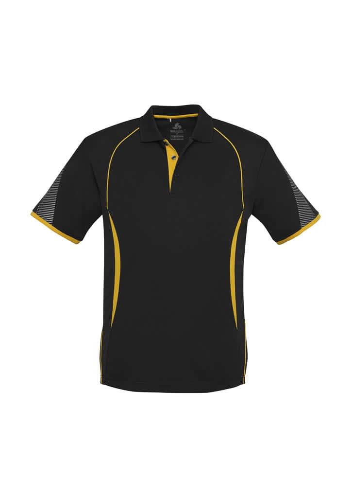 Kids Razor Short Sleeve Polo - P405KS Image Black/Gold