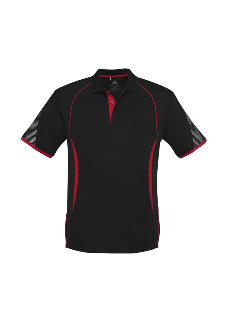 Kids Razor Short Sleeve Polo - P405KS Image Black/Red