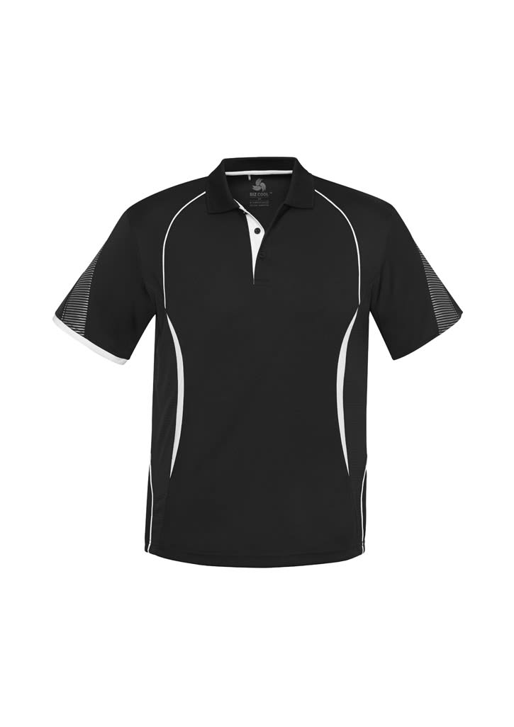 Kids Razor Short Sleeve Polo - P405KS Image Black/White