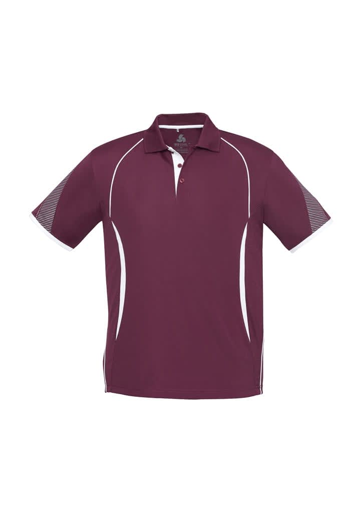 Kids Razor Short Sleeve Polo - P405KS Image Maroon/White