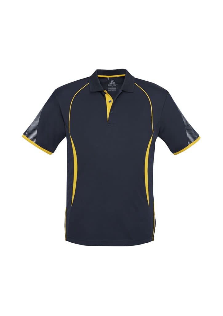 Kids Razor Short Sleeve Polo - P405KS Image Navy/Gold
