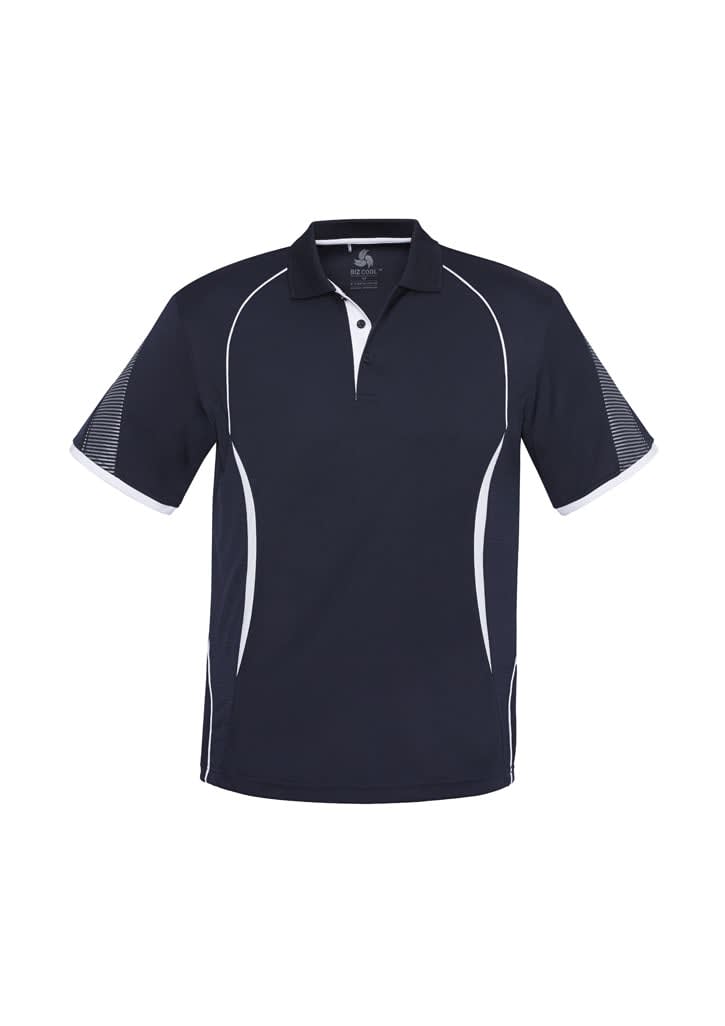 Kids Razor Short Sleeve Polo - P405KS Image Navy/White
