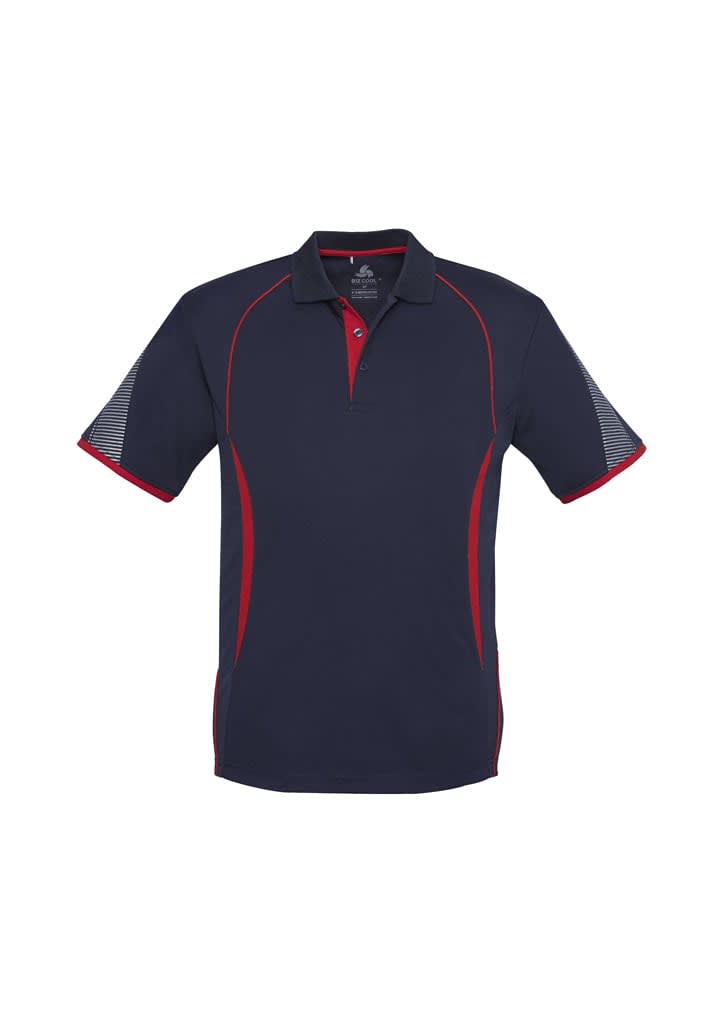 Kids Razor Short Sleeve Polo - P405KS Image Navy/Red
