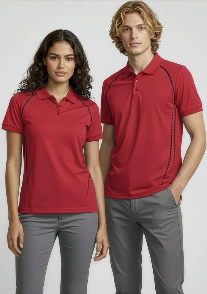 Womens Cyber Short Sleeve Polo FA-P604LS