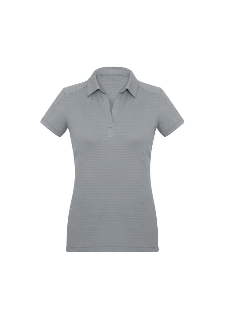 Womens Profile Short Sleeve Polo - P706LS Image Silver