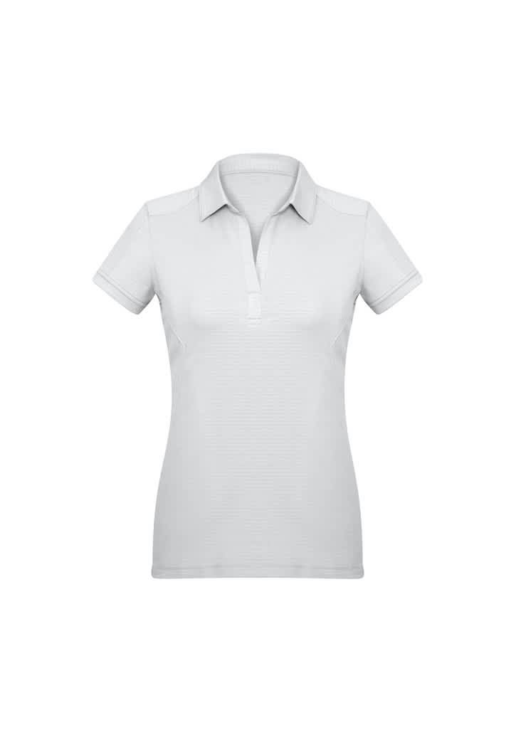 Womens Profile Short Sleeve Polo - P706LS Image White