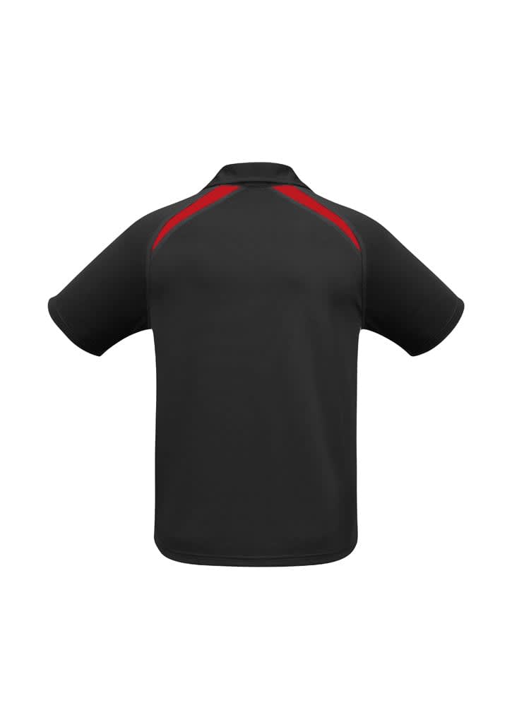 Mens Splice Short Sleeve Polo - P7700 Image 