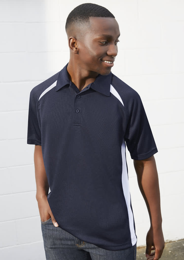 Mens Splice Polo | Custom Colour Polo Shirts | Custom Polyester Polo Shirts