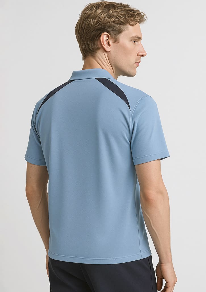 Mens Splice Short Sleeve Polo FA-P7700