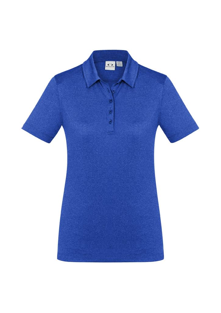 Womens Aero Short Sleeve Polo - P815LS Image Electric Blue