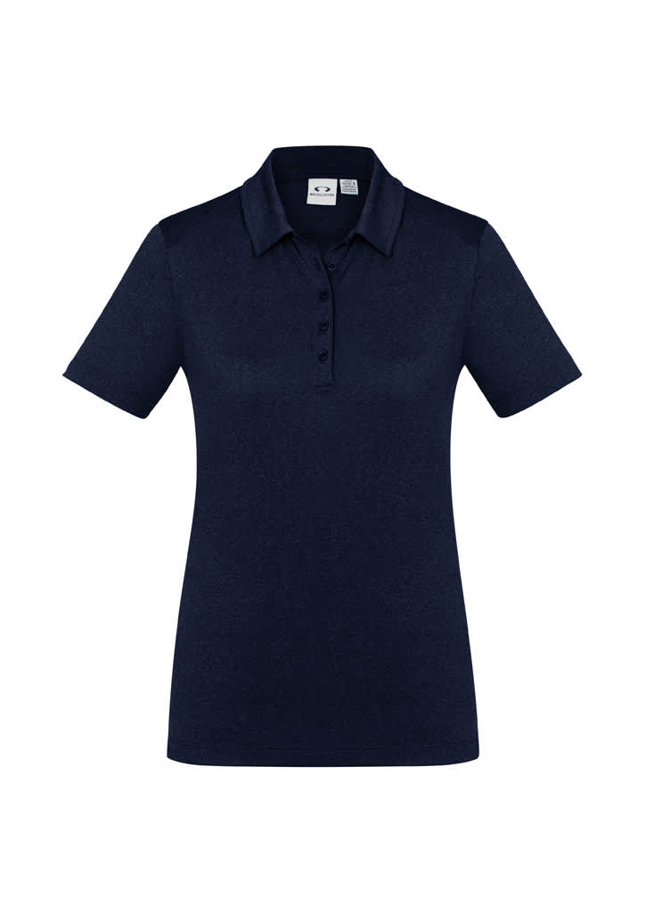 Womens Aero Short Sleeve Polo - P815LS Image Navy