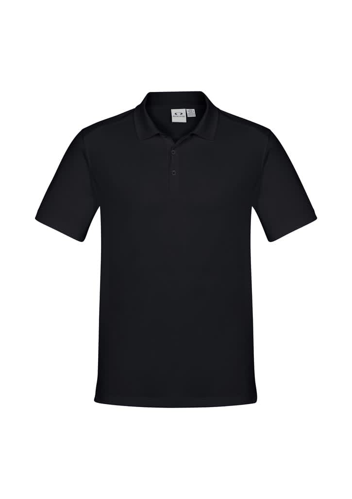 Mens Aero Short Sleeve Polo - P815MS Image Solid Black