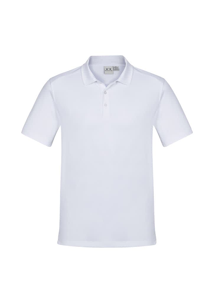 Mens Aero Short Sleeve Polo - P815MS Image White