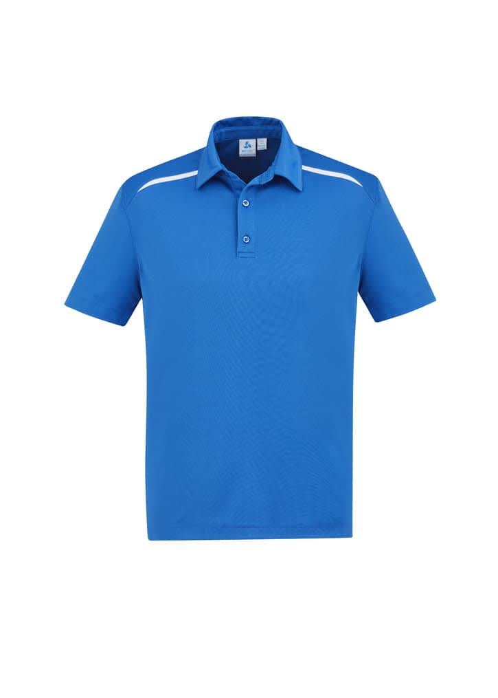 Mens Sonar Short Sleeve Polo - P901MS Image Royal/White