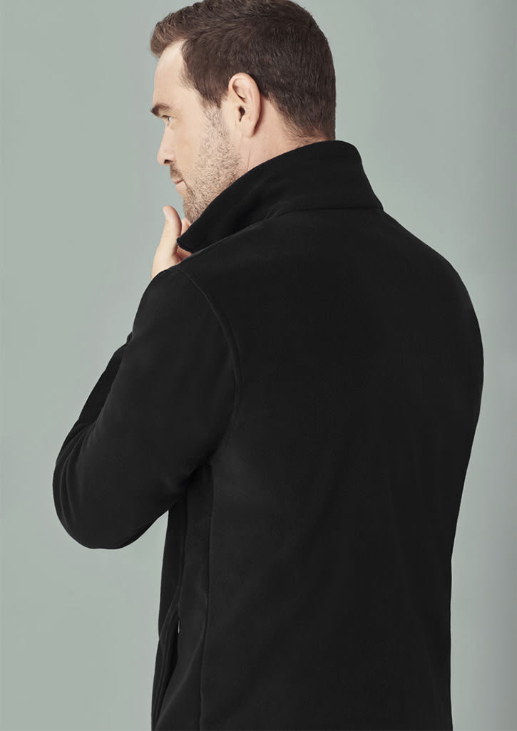 Mens Plain Micro Fleece Jacket - PF630 Image