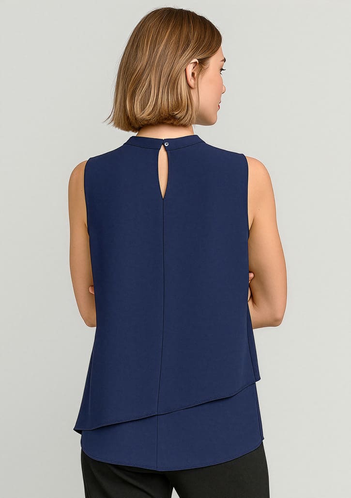 Womens Seville Sleeveless Layered Blouse FA-RB260LN