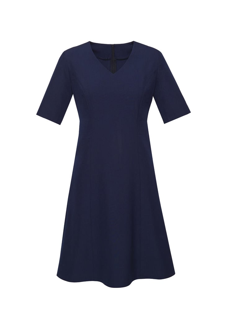 Womens Siena Extended Short Sleeve Dress - RD974L Image Marine