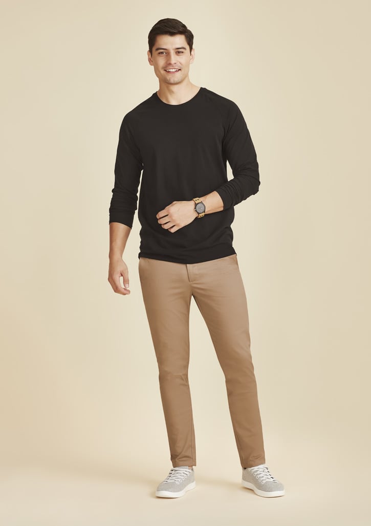 Mens Traveller Tapered Stretch Chino Pant - RGP263M Image Desert