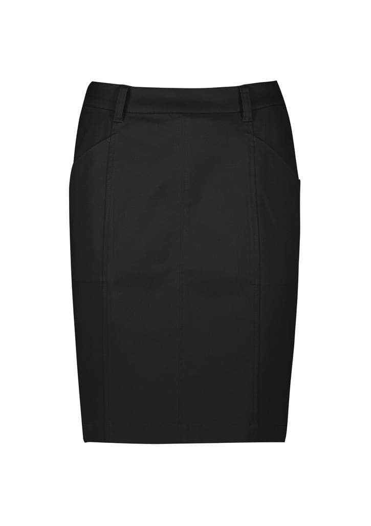 Womens Mid Waist Stretch Chino Skirt - RGS264L Image 